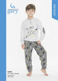 BOY'S PAJAMA M/L Q30028 Tellini S.r.l. Wholesale Clothing